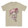 Novelty Mahou Shoujo Madoka T-Shirts for Men Crewneck Cotton T Shirts Madoka Magica Anime Short Sleeve Tee Shirt Clothes