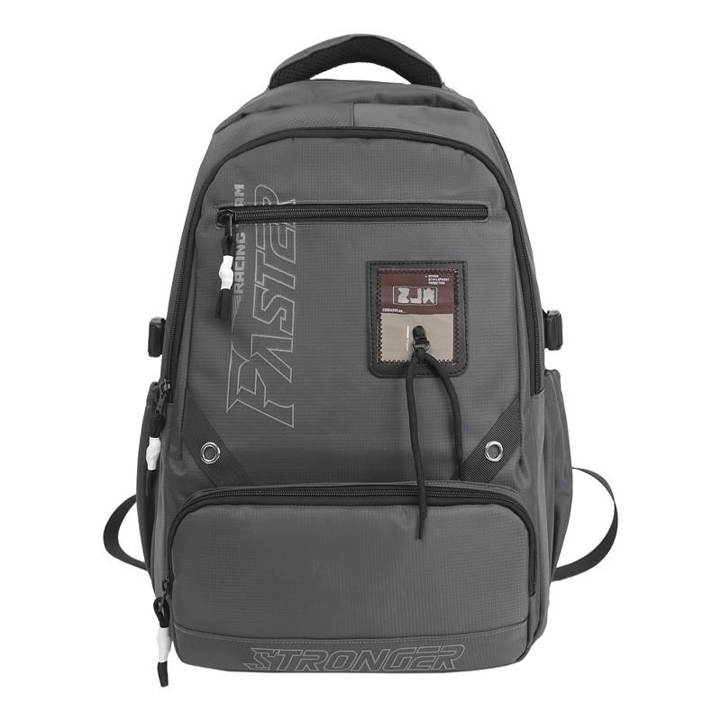 Capacity Large Simple Backpack With Letter Print Designs For High School Student