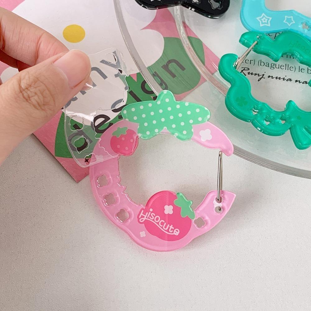 Bag Hanging Korean Ins Keychain Decorative Accessories Cute Fruit Keyring  Student
