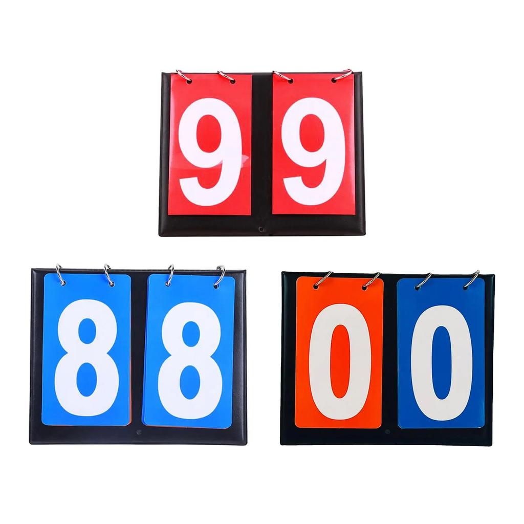 2 Digits Table Scoreboard Sports Scorekeeper Multipurpose Score Keeper Score Board for Basketball Soccer Outdoor Sports