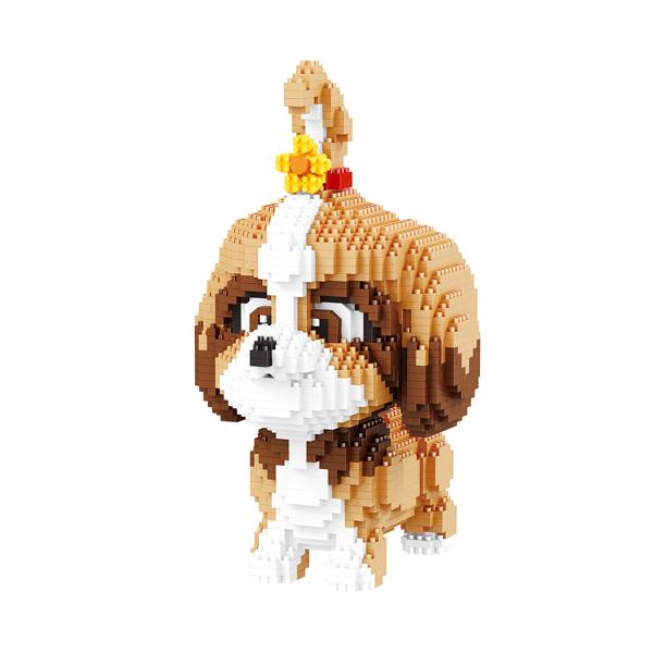 My Pet Nanoblock-Large Shiba Inu, Large Shiba Inu, популярные корейские игрушки shihTzu
