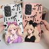 Cartoon Girl Bow Phone Cover Case for Samsung Galaxy A12 A25 A73 A72 A32 A36 A16 A34 A54 A13 A14 A56 A17 A52 A23 A71