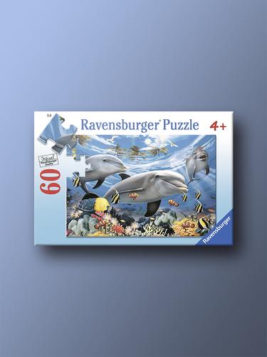 Улыбка дельфина 60 деталей Ravensburger Пазл для 4-летнего