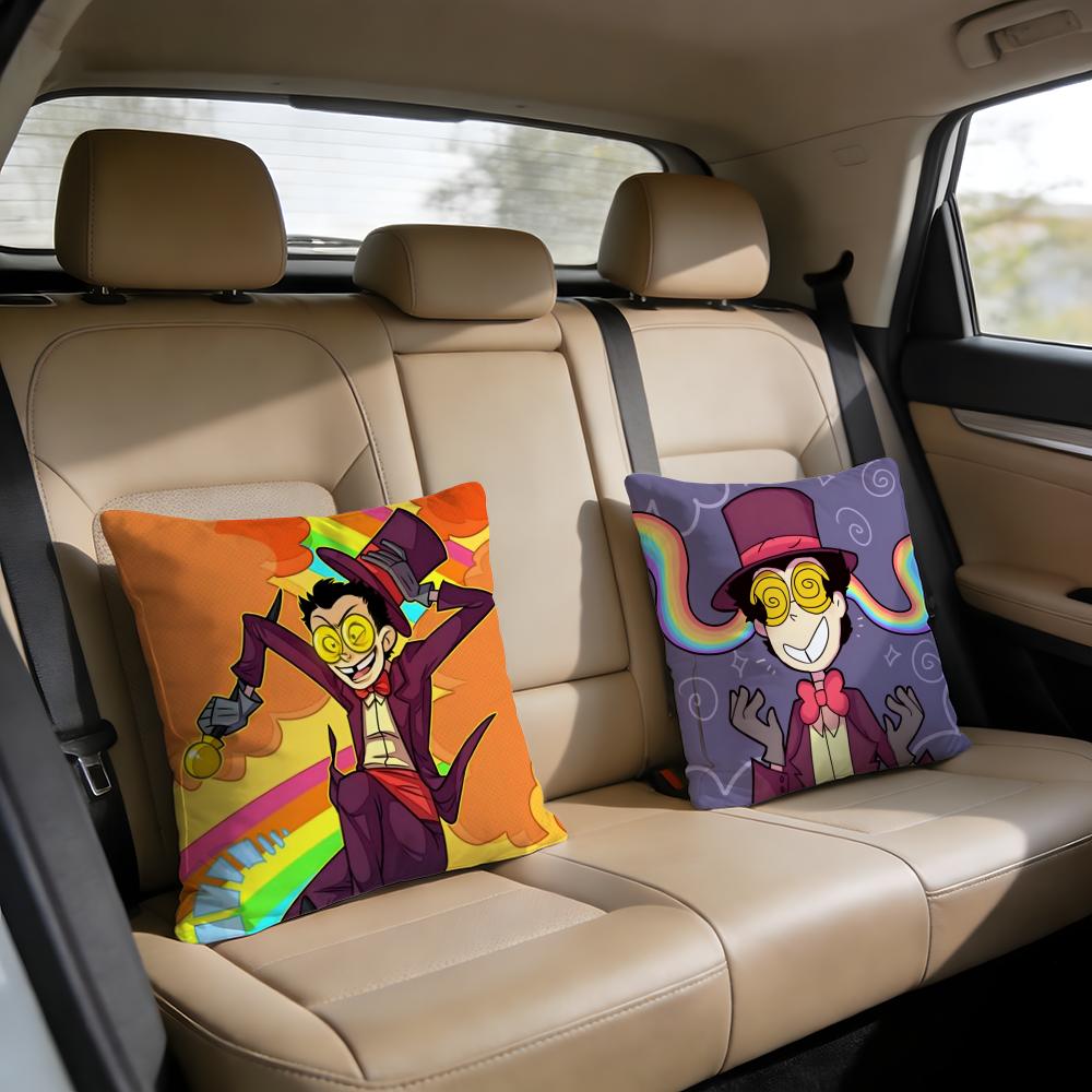 Cool Cartoon SSuperjail Cushion Cover Short plush pillowcase for bed sofa carwashable