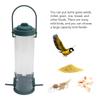 2 Sets Durable Hanging Finch Feeder Transparent Hanging Bird Feeder Wild Bird Feeder  Backyard