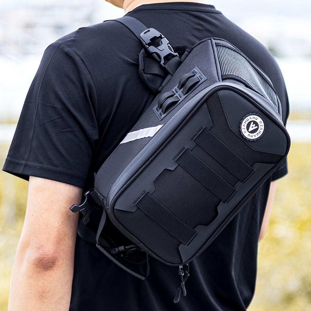 New Motorcycle Fuel Tank Bag Mobile Phone Navigation Tank Multifunctional Small Oil Reservoit Package with Rain Cover Accessorie