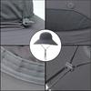 Summer Outdoor Sunscreen Hat UV Protection Big Eaves Bucket Hat Breathable Sun Hat Anti Splashing Fishing Hat