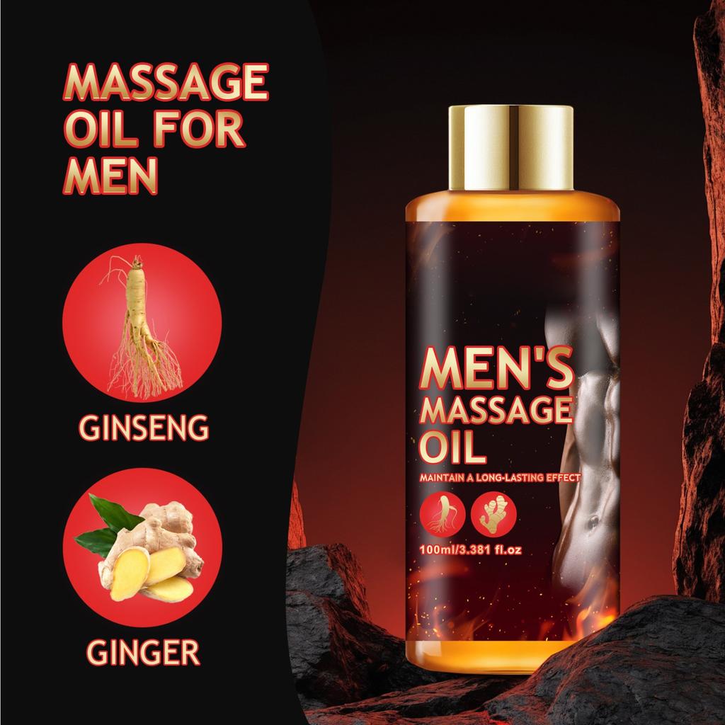 Men's Body Massage Oil Relaxing And Soothing Body Massage Special Serum Oil Moisturizing And Nourishing Serum Oil 100ML