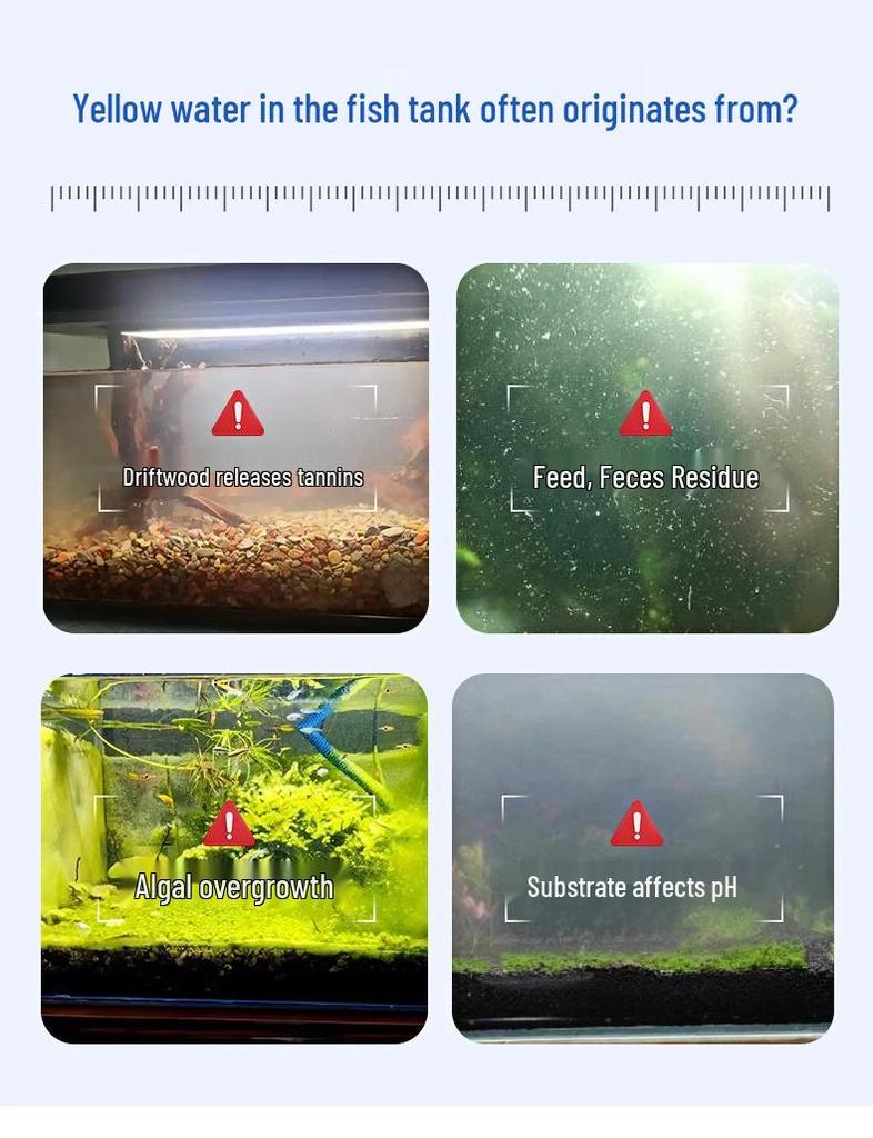 Protein Cotton Water Purifier Balls for Aquarium: Remove Yellow Water & Odors