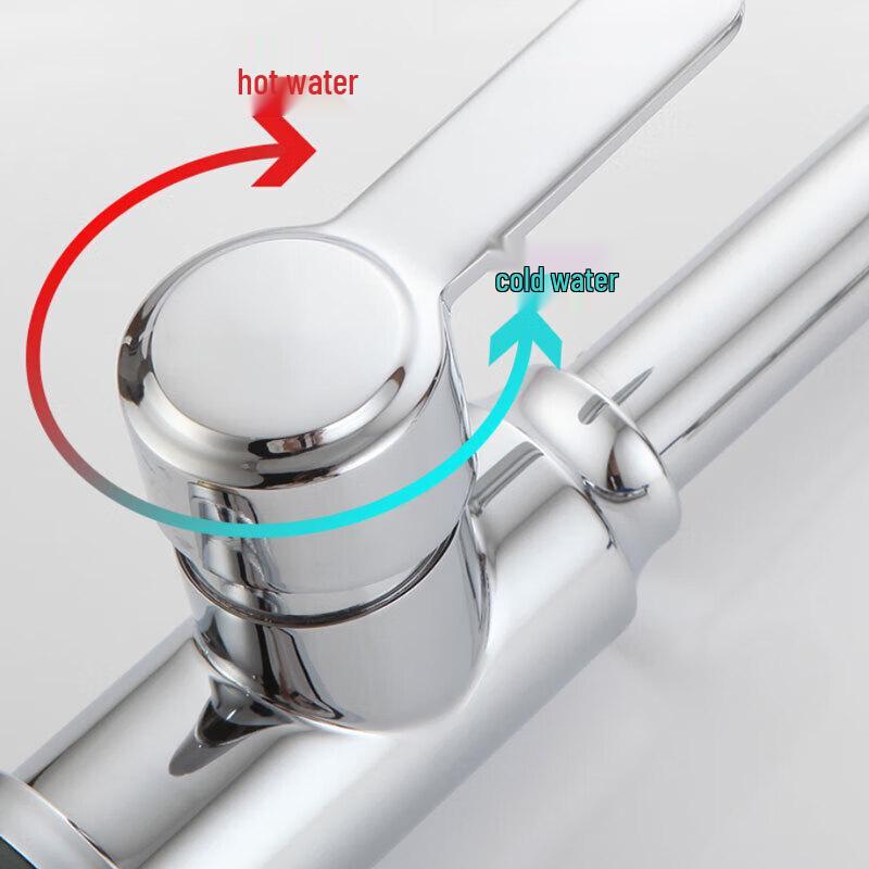 Shuizhisheng Edelstahl Drehbarer Beckenwasserhahn