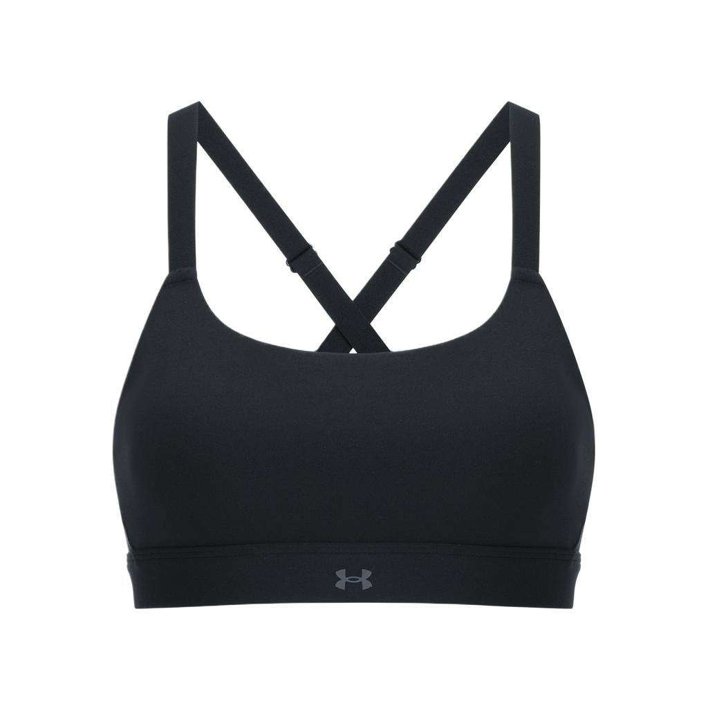 Under Armour Effortless Solid Color Sleeveless Support Sports Bra Women underwear 6013738-008