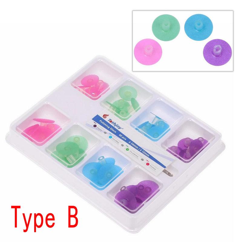 

40 шт., стоматологические полировальные диски, полировальные полоски, набор оправок, стоматологические принадлежности, смола, наполнитель для стоматолога Type B