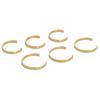 Copper C-shaped String Hole Bead Hanging Ring For DIY Jewelry Making Craft Accessories