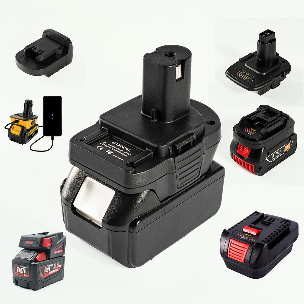 Compatible with 18-20V Lithium Batteries: DeWalt, Makita, Milwaukee, Craftsman, Ryobi, Bosch, Black & Decker