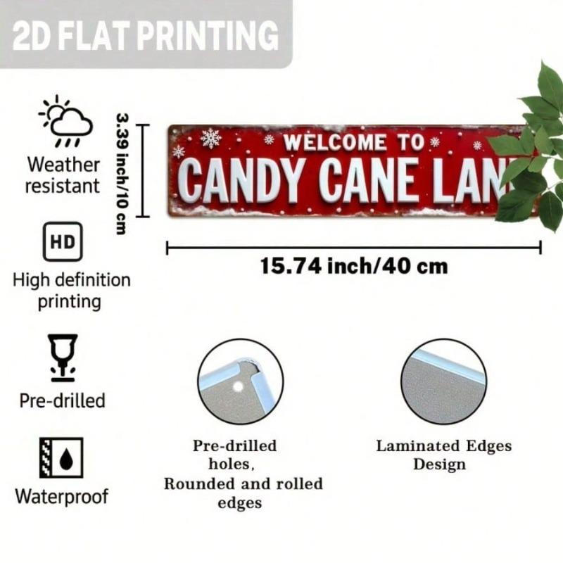 Decorative Metal Wall Sign 20x30cm