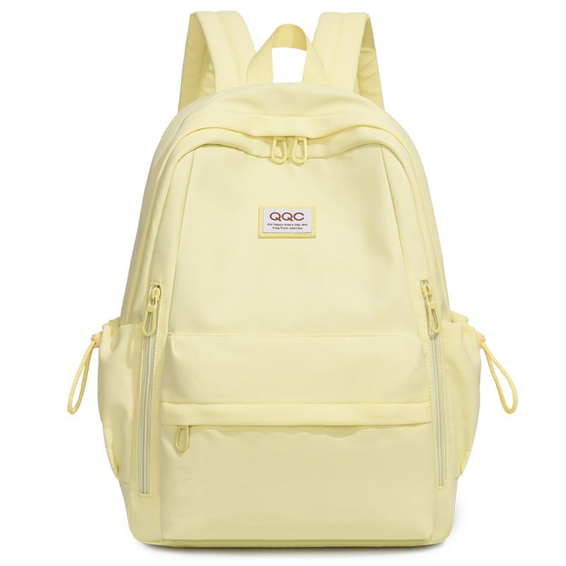 Women's Large Capacity Reduced-Burden Durable Backpack Junior High School Students Multi-Layer Multi-Pocket Schoolbag