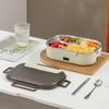 ZISIZ Electric Heated Stainless Steel Lunch Box