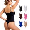 Dames naadloze shapewear bodysuit Buikcontrole Billift Grote Maten Spaghetti bandje Tanga Bodysuit