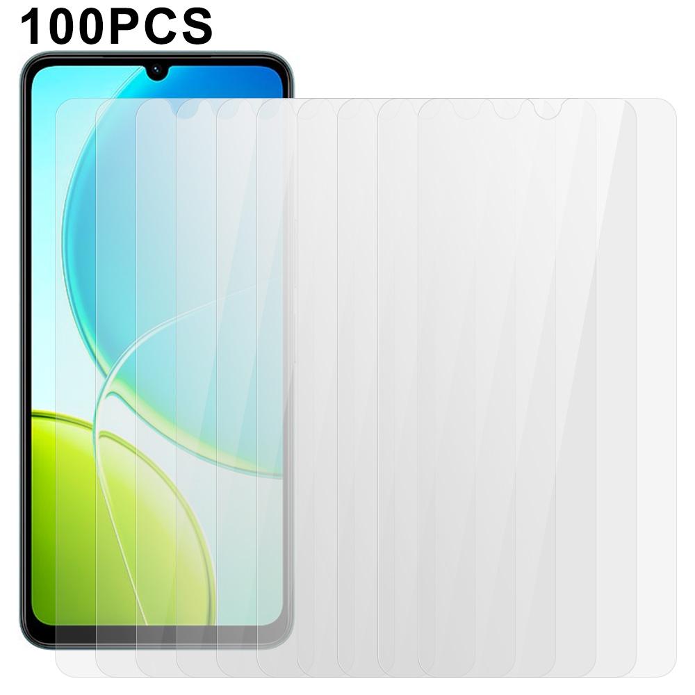 100Pcs For vivo Y19 5G Screen Protector Anti-Scratch Tempered Glass Film