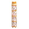 Stuffed Animal Storage Tube Stuffed Doll Organizer with Wheels Transparent Plush Toy Bucket with Lid for Nursery Bedroom Playroom