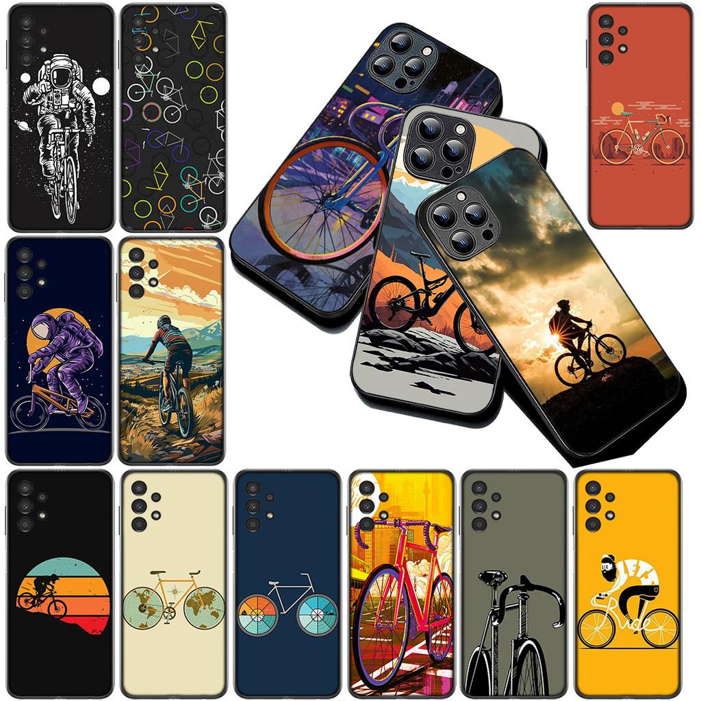 For Motorola Moto Edge 70 60 Fusion NEO Pro G56 G96 G04 G05 20 G Stylus Phone Cover Case Mountain Bike Cycling Art Wallpaper