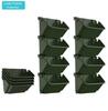 Stackable Garden Irrigation System Plastic Flower Pot Planter Green Vertical Wall Hanging Herb Pot Kit Plant Stand for Home