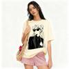 Maglietta Anime Sailor Moon Vintage Unisex Donna Larga Cotone Streetwear Top Casual Estiva Grafica Oversize Y2k Abbigliamento Unisex