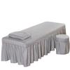 Square Head Quilted Thicken Beauty Salon Lash Massage Table Bed Skirt Mattress Cover SPA Treatment with Face Breath Hole Sheet