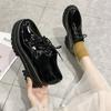 Modne płaskie mokasyny Japońskie Szkolne Brytyjski styl Jk Buty dla uczennic Dziewczyny Kobiety Kawaii Lolita Soft Girl Okrągły nosek Platforma Buty Mary Jane