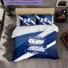 Birmingham City Themed Bedding 3Pcs Duvet Cover Set Decorative Bed Linen For Teen Room Home Decoration