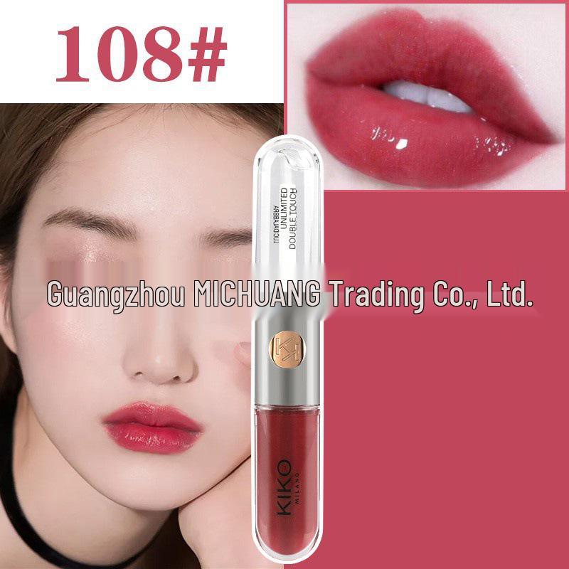 KIO 3D Lip Gloss: Single-Head 17 Lip Glaze, 19 Tint, High-Quality Watery Shine Lipstick