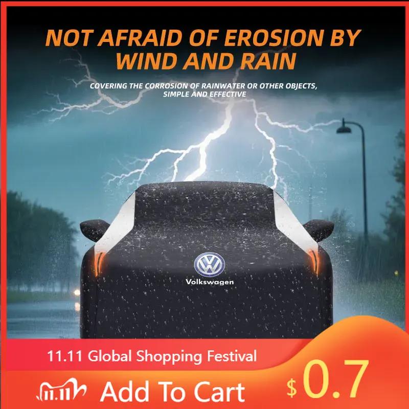 For VW For Volkswagen Multivan T4 T5 T6 Full-Wrapped Car UV Sun Rain Snow Car Cloth Dust Preueron Waterproof Premium Protecton C