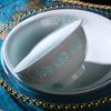 Jingdezhen Celadon Linglong Porcelain Dinnerware Set