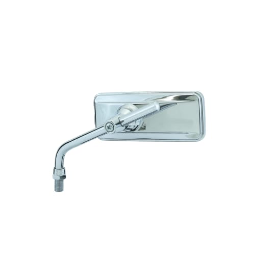 TANAX Bike Mirror Napoleon Little Mirror Chrome Plated Left and Right Common 10mm Thread Diameter Conversion Adapter Included AVA-101-10