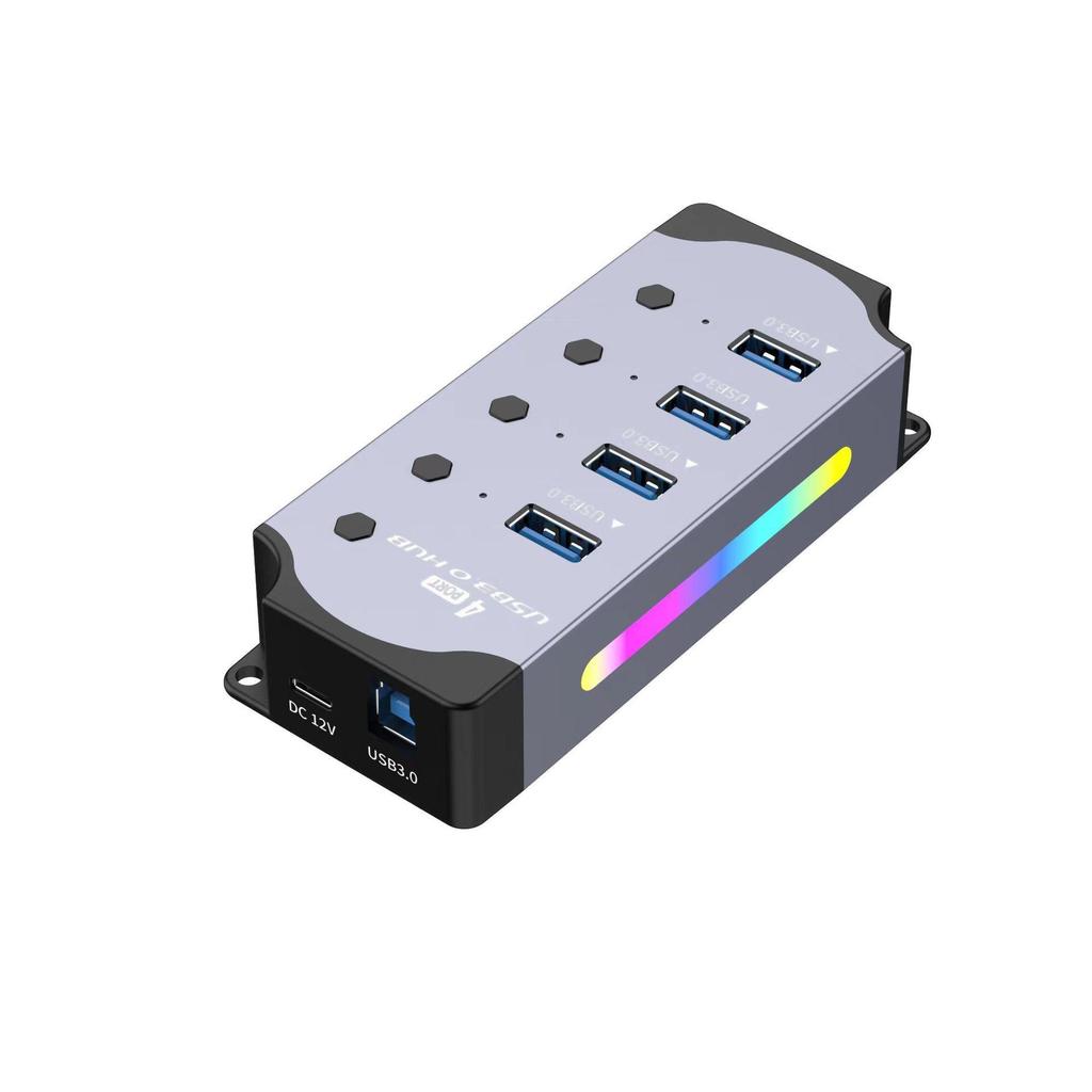 CrossRGB RGB USB 3.0 Hub Splitter: 10-Port, 7-Port, 4-Port Extender