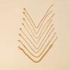 Alloy Stacked Bracelet Jewelry Personality Set Fashion Multi-layer Chain Bracelet Chain Chain for Women