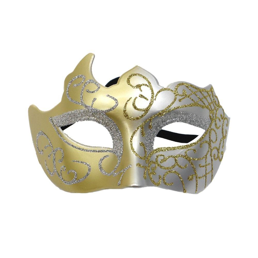 

Маска Джентльмена на Пол-Лица Косплей Глянцевая Маска Танцевальная Маска Маскарадная Вечеринка 7