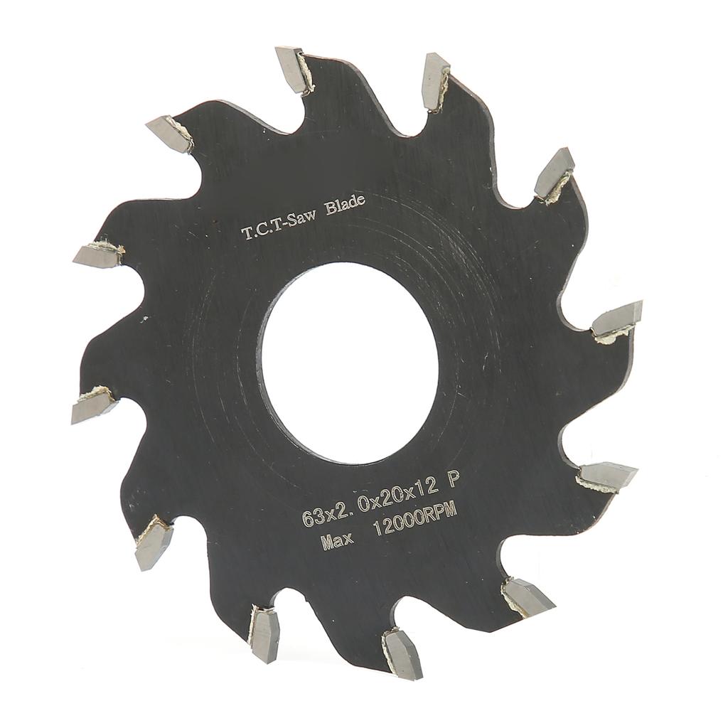 Circular Saw Blade 63x2x20 Carbide Woodworking Saw Disc for Table Saw Machine Trimming Machine