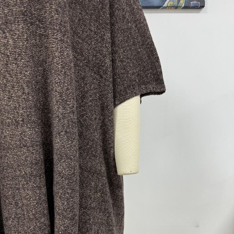 IHUASU Женская осенне-зимняя мода средней длины вязаный свитер с длинным рукавом — фото 11