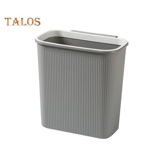 

Мусорное ведро с открытым ртом, экономящее место, легко моющееся, практичное, настенное, для кухни, для дома серый