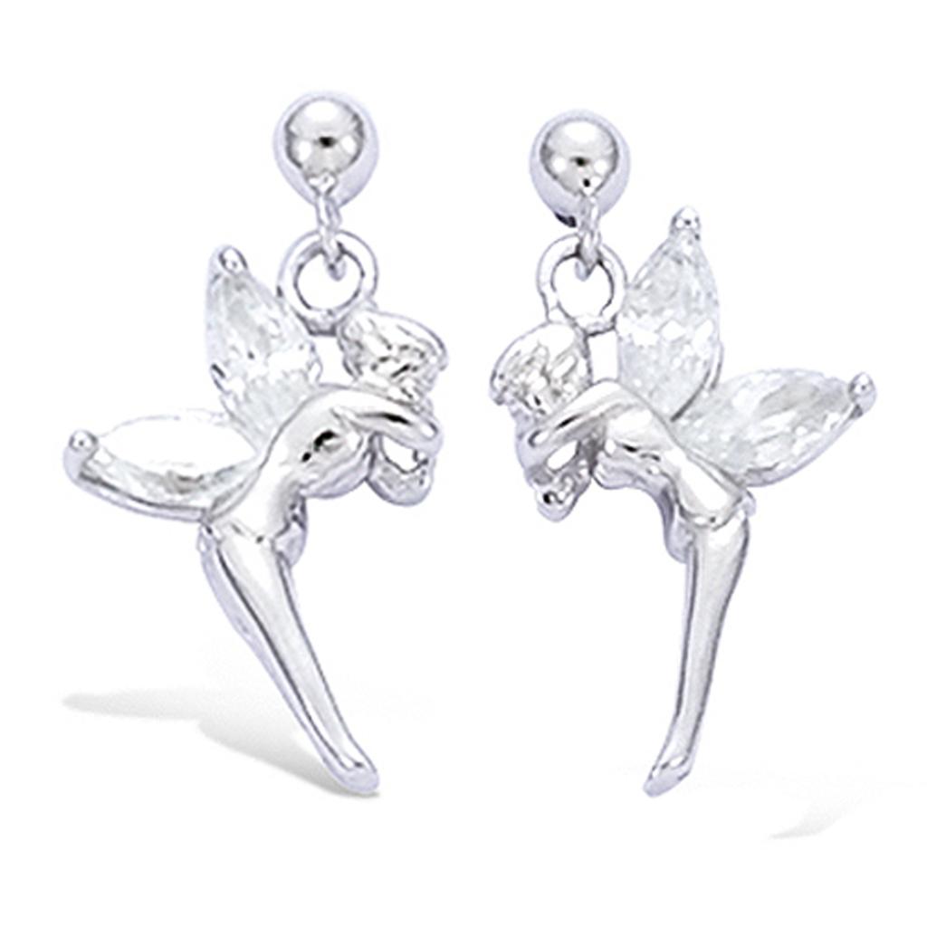 Les Trésors De Lily [E2137] - BO Silver 'Tinkerbell' Silver White (rhodium-plated) - 19 Mm