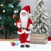 Christmas Display Standing Santa Claus Figurine Doll For Home Decoration Window