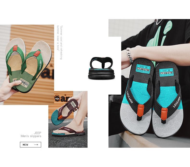 Summer 2026 Men's Non-slip Beach Flip-flops EVA Casual Outdoor Sandals