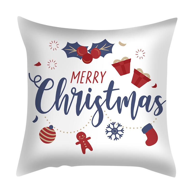 Pillowcase Christmas Cartoon Nordic Cross-border Special for Living Room Bedroom Cushion Pillow