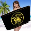 G-Gun S-Smith W-Wesson Bath Towel Microfiber Soft Water Absorbing Breathable For Girl Kids Decorative Cartoon Beach Towel