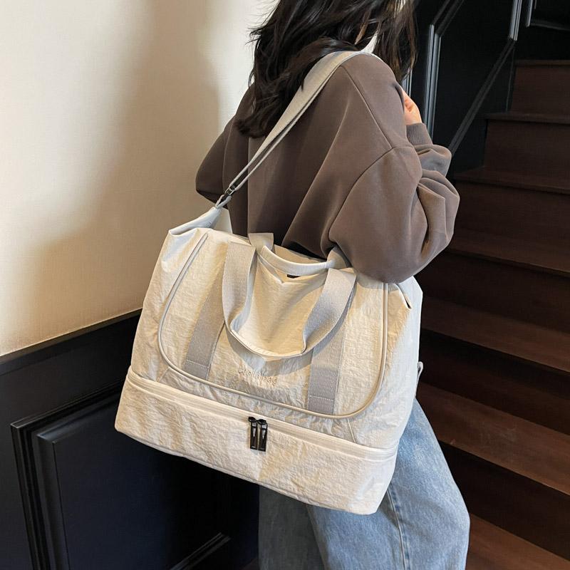 Travel Bag Large Capacity Shoulder Sports Fitness Bag Separation Shoes Bags Storage Storage Bag Dry Wet Separation