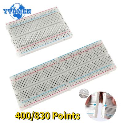 1PCS 400/830 Pontos Placa de Protoboard MB-102 Sem Solda Placas de Teste PCB 400 Furos Placa de Protoboard MB102 Teste Desenvolvimento DIY