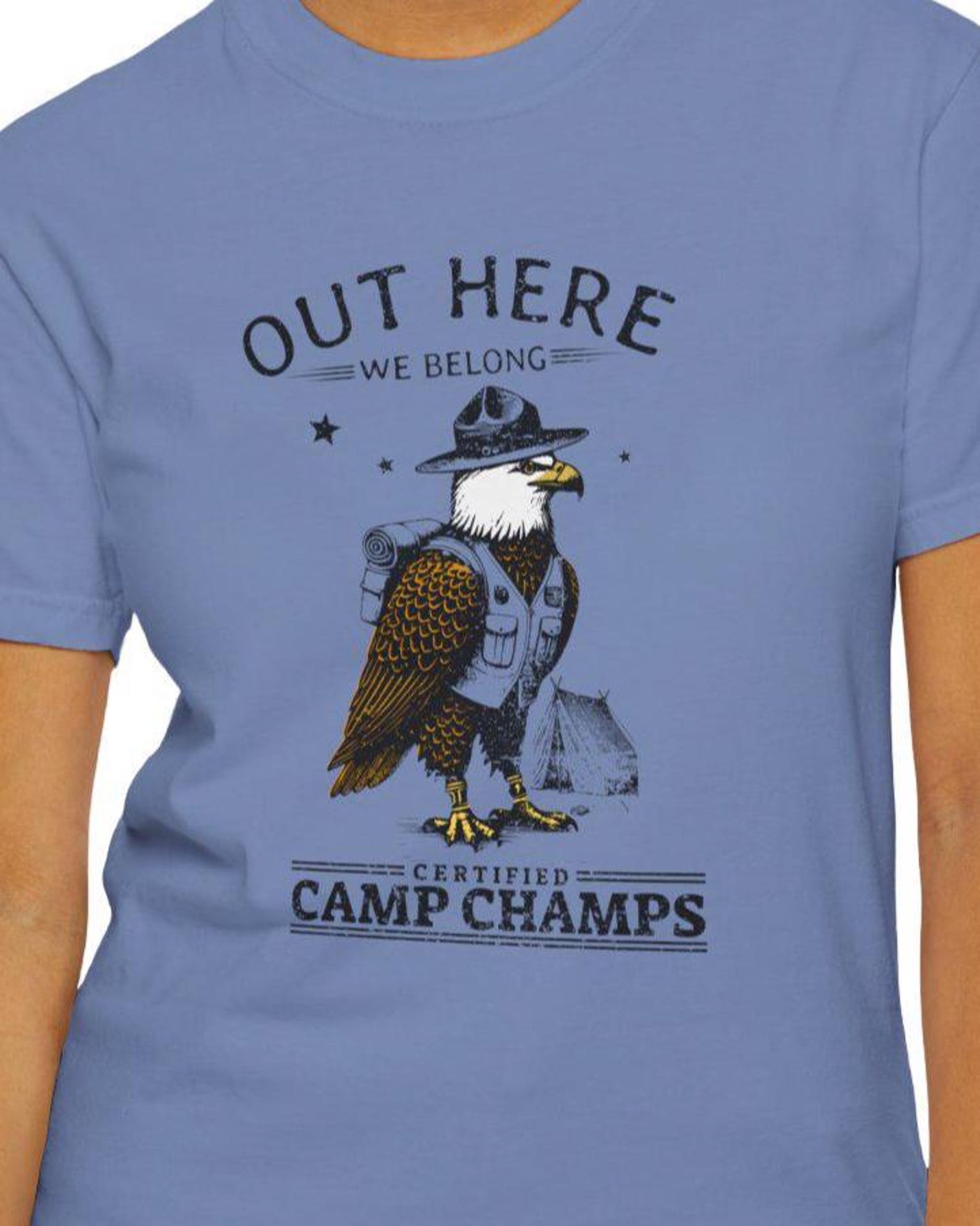 Camping Eagle Adventure Outdoor Tee 4XL