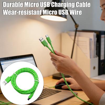2.4A Schnelllade-Datenkabel Micro-USB-Kabel Nylongeflochtenes Kabel Telefonladegerät & Datensynchronisationskabel für Samsung für Xiaomi