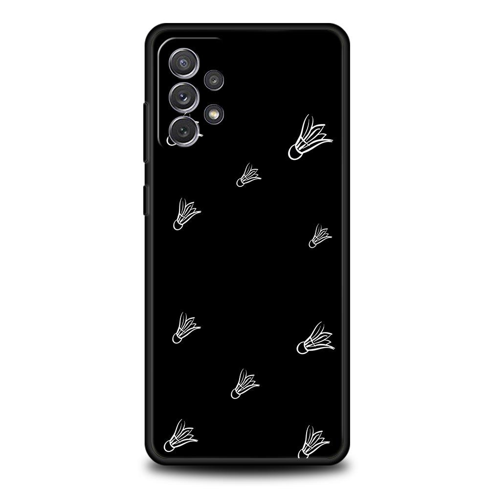 Phone Case For Samsung Galaxy A17 A15 A13 A51 A71 A41 A31 A21S A07 A03S A05 A35 A55 A23 A25 A33 A53 A73 5G Cover badminton